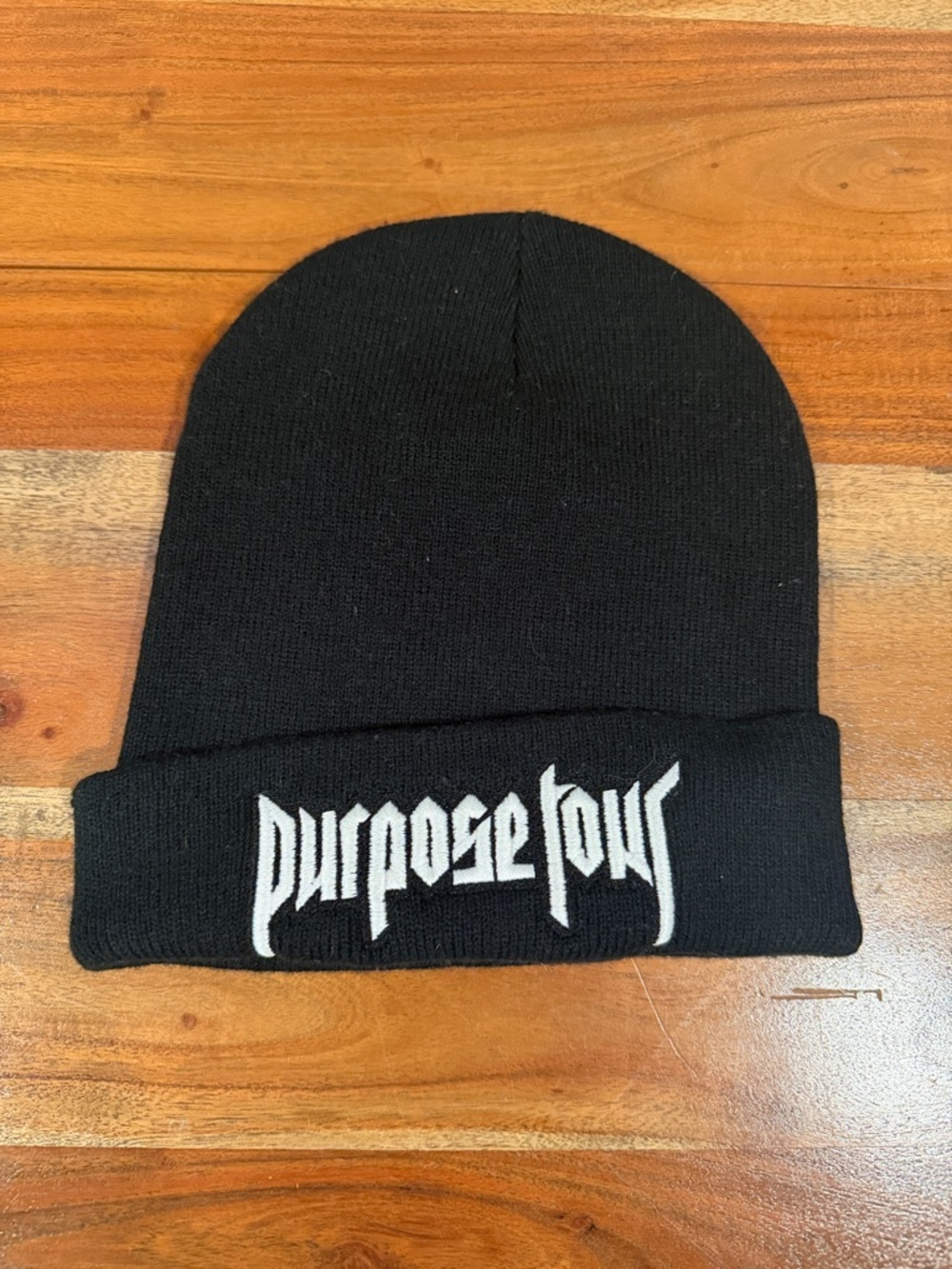 Justin Bieber “Purpose Tour” Embroidered Beanie